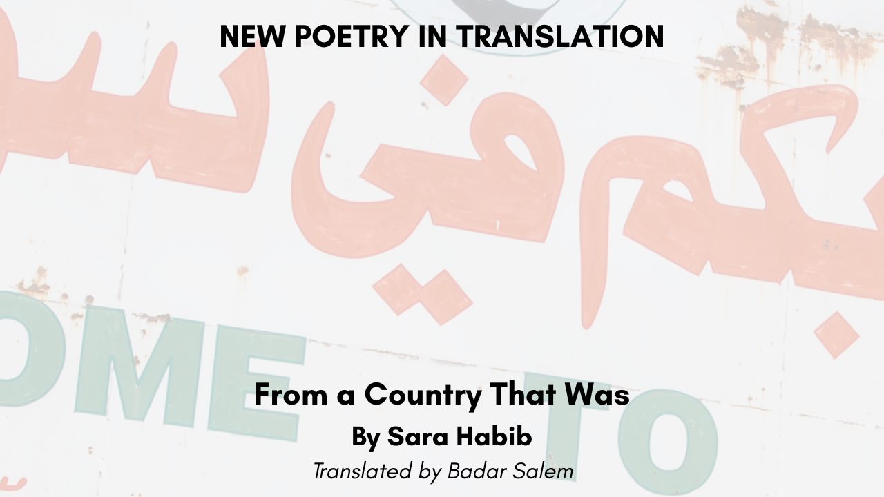 From a Country That Was By Sara Habib Translated by Badar Salem